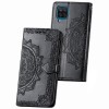 Кожаный чехол (книжка) Art Case с визитницей для Samsung Galaxy A12 Чорний (13234)