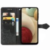 Кожаный чехол (книжка) Art Case с визитницей для Samsung Galaxy A12 Черный (13234)