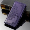 Кожаный чехол (книжка) Art Case с визитницей для Samsung Galaxy A02s Фиолетовый (13229)