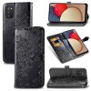 Кожаный чехол (книжка) Art Case с визитницей для Samsung Galaxy A02s Черный (13230)