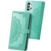 Кожаный чехол (книжка) Art Case с визитницей для Samsung Galaxy A52 4G / A52 5G Бирюзовый (18669)