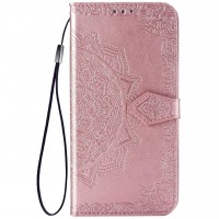 Кожаный чехол (книжка) Art Case с визитницей для Samsung Galaxy A52 4G / A52 5G Рожевий (18670)