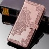 Кожаный чехол (книжка) Art Case с визитницей для Samsung Galaxy A52 4G / A52 5G Рожевий (18670)