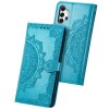Кожаный чехол (книжка) Art Case с визитницей для Samsung Galaxy A52 4G / A52 5G Синій (18666)