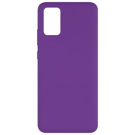 Чехол Silicone Cover Full without Logo (A) для Samsung Galaxy A02s Фіолетовий (15254)
