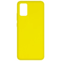 Чехол Silicone Cover Full without Logo (A) для Samsung Galaxy A02s Жовтий (15261)