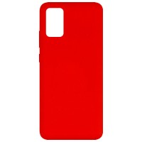 Чехол Silicone Cover Full without Logo (A) для Samsung Galaxy A02s Красный (15259)