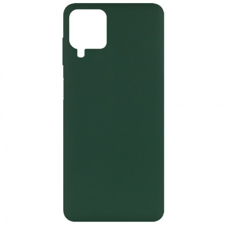 Чехол Silicone Cover Full without Logo (A) для Samsung Galaxy A12 Зелений (15271)