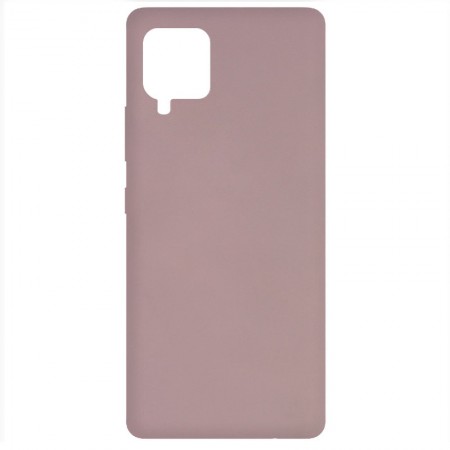 Чехол Silicone Cover Full without Logo (A) для Samsung Galaxy A42 5G Рожевий (11643)