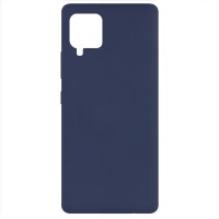 Чехол Silicone Cover Full without Logo (A) для Samsung Galaxy A42 5G Синій (11644)
