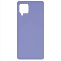 Чехол Silicone Cover Full without Logo (A) для Samsung Galaxy A42 5G Бузковий (11639)