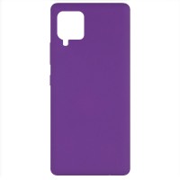 Чехол Silicone Cover Full without Logo (A) для Samsung Galaxy A42 5G Фіолетовий (11640)