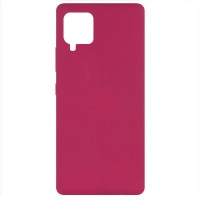 Чехол Silicone Cover Full without Logo (A) для Samsung Galaxy A42 5G Червоний (11646)