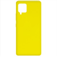 Чехол Silicone Cover Full without Logo (A) для Samsung Galaxy A42 5G Жовтий (11647)