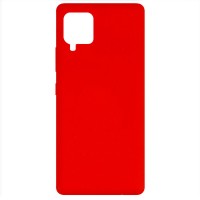 Чехол Silicone Cover Full without Logo (A) для Samsung Galaxy A42 5G Червоний (11645)