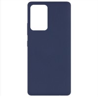 Чехол Silicone Cover Full without Logo (A) для Samsung Galaxy A72 5G Синий (11663)