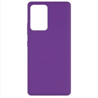 Чехол Silicone Cover Full without Logo (A) для Samsung Galaxy A72 5G Фиолетовый (11660)
