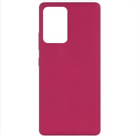 Чехол Silicone Cover Full without Logo (A) для Samsung Galaxy A72 5G Красный (11666)