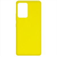 Чехол Silicone Cover Full without Logo (A) для Samsung Galaxy A72 5G Желтый (11667)