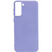 Чехол Silicone Cover Full without Logo (A) для Samsung Galaxy S21 Сиреневый (15273)