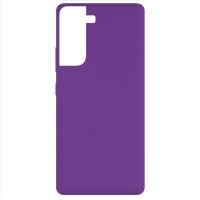 Чехол Silicone Cover Full without Logo (A) для Samsung Galaxy S21 Фиолетовый (11668)