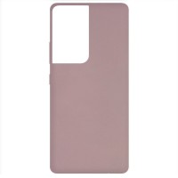 Чехол Silicone Cover Full without Logo (A) для Samsung Galaxy S21 Ultra Рожевий (11677)