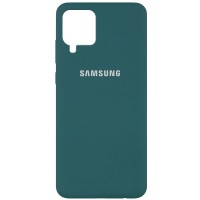 Чехол Silicone Cover Full Protective (AA) для Samsung Galaxy A42 5G Зелений (11705)