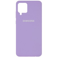 Чехол Silicone Cover Full Protective (AA) для Samsung Galaxy A42 5G Бузковий (11701)