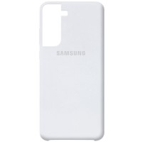 Чехол Silicone Cover (AA) для Samsung Galaxy S21 Білий (11716)