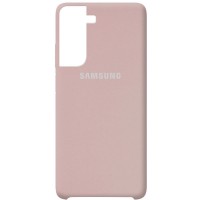 Чехол Silicone Cover (AA) для Samsung Galaxy S21 Рожевий (11712)
