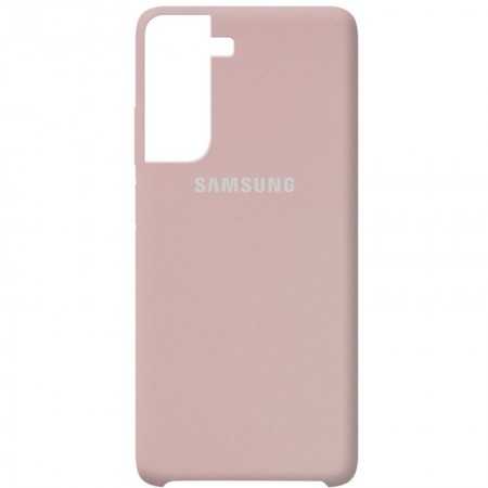 Чехол Silicone Cover (AA) для Samsung Galaxy S21 Розовый (11712)