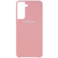 Чехол Silicone Cover (AA) для Samsung Galaxy S21 Рожевий (11717)