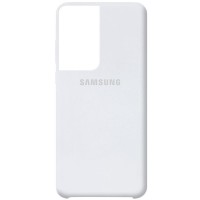 Чехол Silicone Cover (AA) для Samsung Galaxy S21 Ultra Білий (11719)