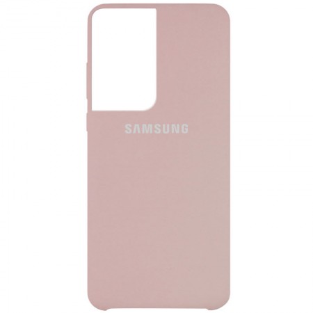 Чехол Silicone Cover (AA) для Samsung Galaxy S21 Ultra Розовый (11724)