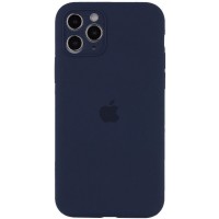 Чехол Silicone Case Full Camera Protective (AA) для Apple iPhone 12 (6.1'') Синій (11755)