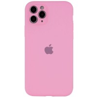 Чехол Silicone Case Full Camera Protective (AA) для Apple iPhone 12 (6.1'') Рожевий (11746)