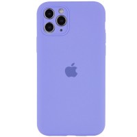 Чехол Silicone Case Full Camera Protective (AA) для Apple iPhone 12 (6.1'') Бузковий (11742)
