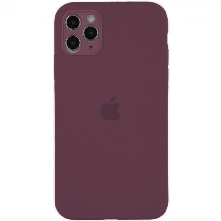 Чехол Silicone Case Full Camera Protective (AA) для Apple iPhone 12 (6.1'') Ліловий (11750)