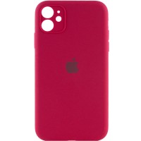 Чохол Silicone Case Full Camera Protective (AA) для Apple iPhone 12 (6.1'') Червоний (37381)
