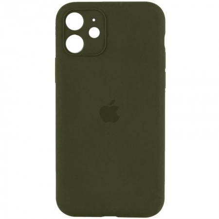 Чохол Silicone Case Full Camera Protective (AA) для Apple iPhone 12 (6.1'') Зелёный (36484)