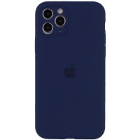 Чехол Silicone Case Full Camera Protective (AA) для Apple iPhone 12 (6.1'') Синій (11741)