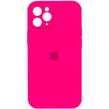 Чехол Silicone Case Full Camera Protective (AA) для Apple iPhone 12 Pro (6.1'') Рожевий (23513)