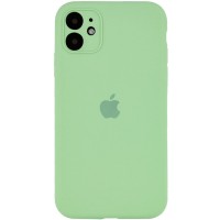 Чехол Silicone Case Full Camera Protective (AA) для Apple iPhone 12 mini (5.4'') М'ятний (11787)
