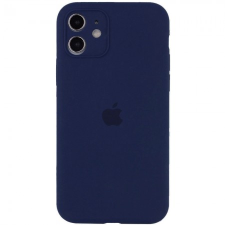 Чехол Silicone Case Full Camera Protective (AA) для Apple iPhone 12 mini (5.4'') Синий (11793)