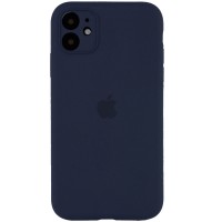 Чехол Silicone Case Full Camera Protective (AA) для Apple iPhone 12 mini (5.4'') Синій (11795)