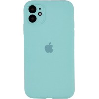 Чехол Silicone Case Full Camera Protective (AA) для Apple iPhone 12 mini (5.4'') Бірюзовий (11779)