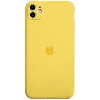 Чехол Silicone Case Full Camera Protective (AA) для Apple iPhone 12 mini (5.4'') Жовтий (11782)