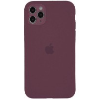 Чехол Silicone Case Full Camera Protective (AA) для Apple iPhone 12 Pro Max (6.7'') Лиловый (11806)