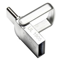 Флеш-драйв T&G 104 Metal series USB 3.0 - Type-C, 16GB Серебристый (14496)