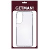 TPU чехол GETMAN Clear 1,0 mm для Samsung Galaxy S21 Прозрачный (12889)